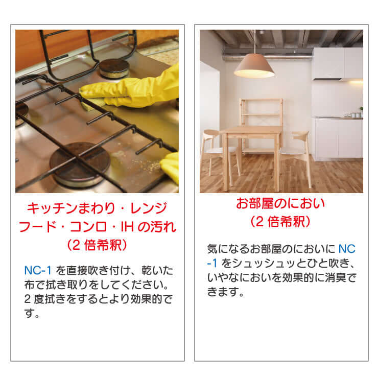 ヤニ取りスプレー 洗剤 クリーナー 【 NC1 500mL】