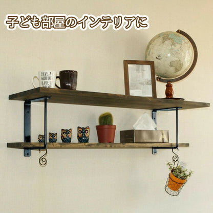 アイアン 棚受け ブラケット 壁面収納