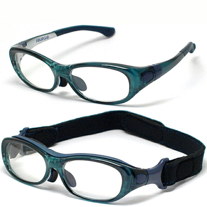 子供用 スポーツメガネ フォーゴ 【 フォーゴ（FOURGO）】 度付きレンズ 専用ケース付