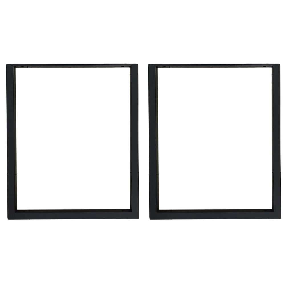 アイアン 吊り棚 ブラケット 1段 口の字【2個セット】