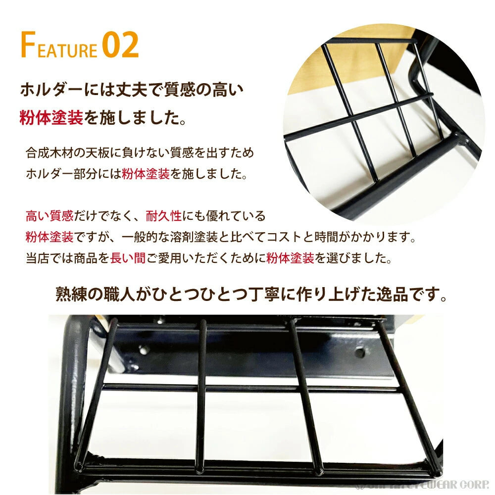 トイレットペーパー ホルダー 縦 2連 ダブル 日本製 コストコ対応