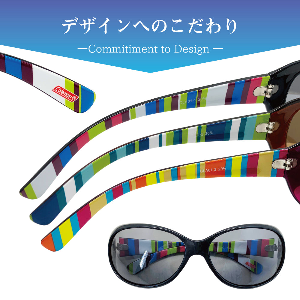 Coleman コールマン レディース 偏光 サングラス CLA01 おしゃれ かわいい ブランド UV400