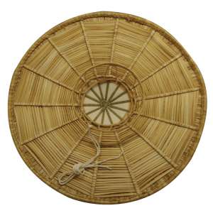 菅笠（すげがさ）8寸 /ゴトク付、ひも付き、天然すげ使用、伝統工芸品、笠部：8寸（51cm）